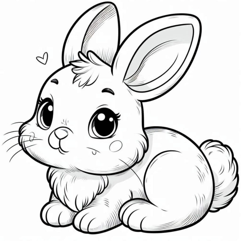 Conejo para colorear