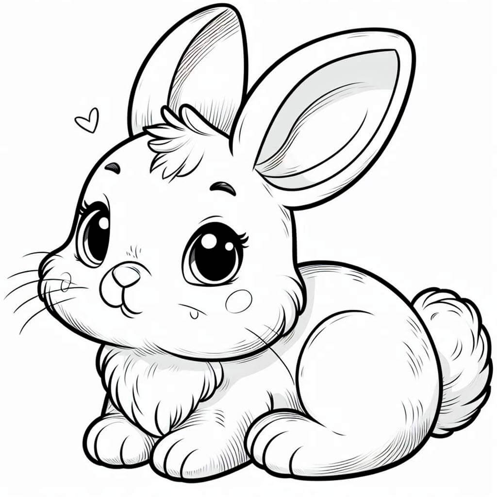 Conejo para colorear