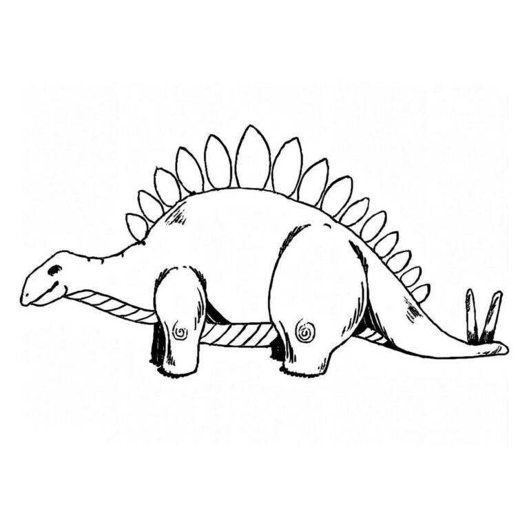 Dibujo de triceratops para colorear