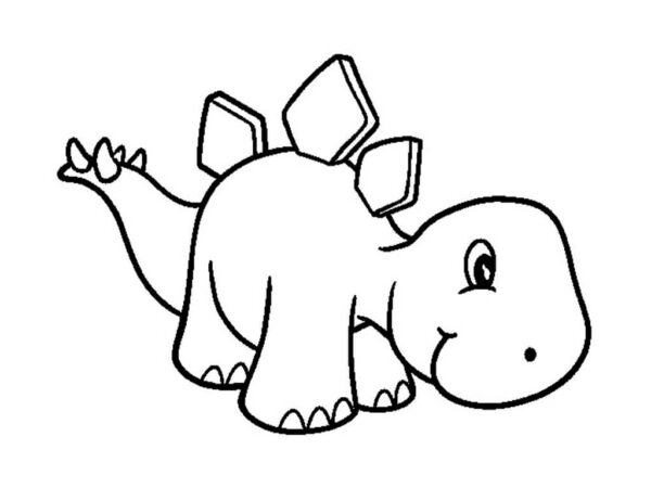 Dibujo de triceratops para colorear