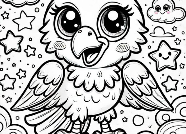 Águilas para colorear