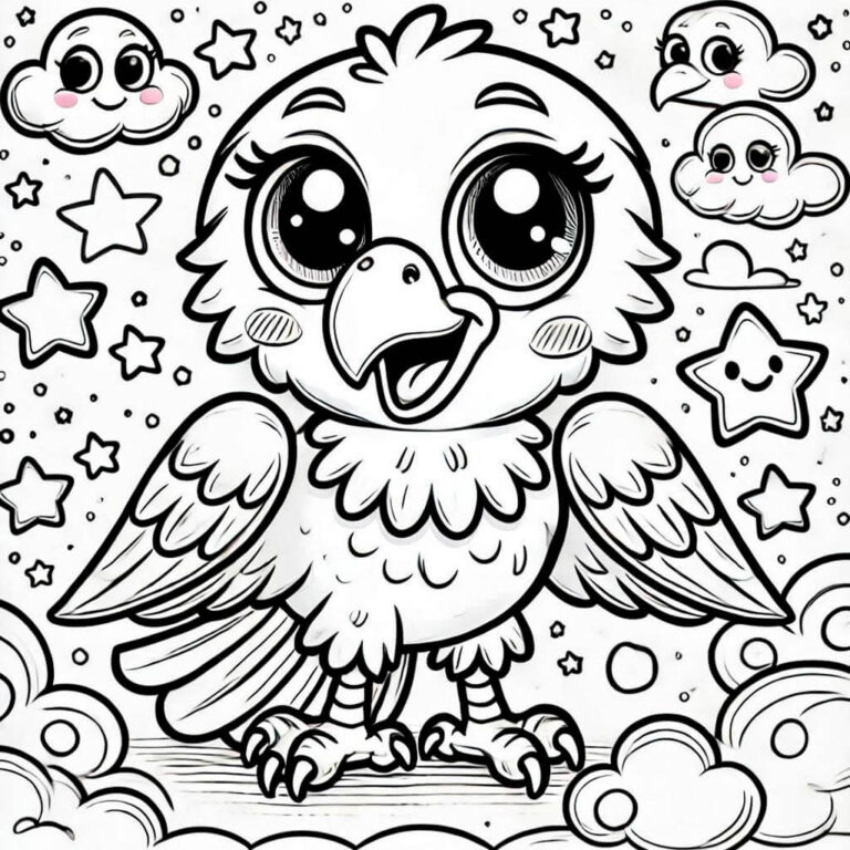 Águilas para colorear