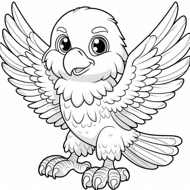 Águilas para colorear