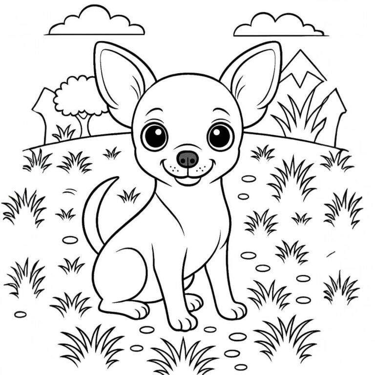 Dibujos de chihuahua para colorear