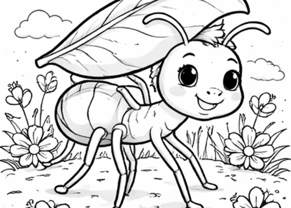 Hormiga para colorear