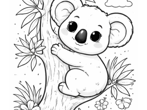 Koala Para Colorear
