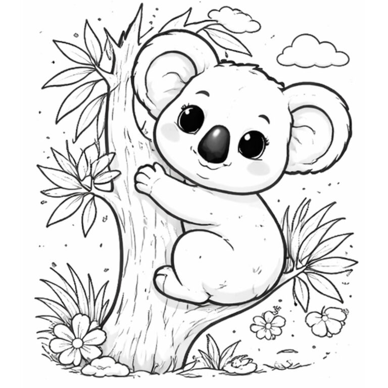 Koala Para Colorear