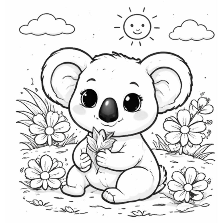 Koala Para Colorear