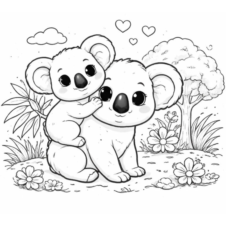 Koala Para Colorear