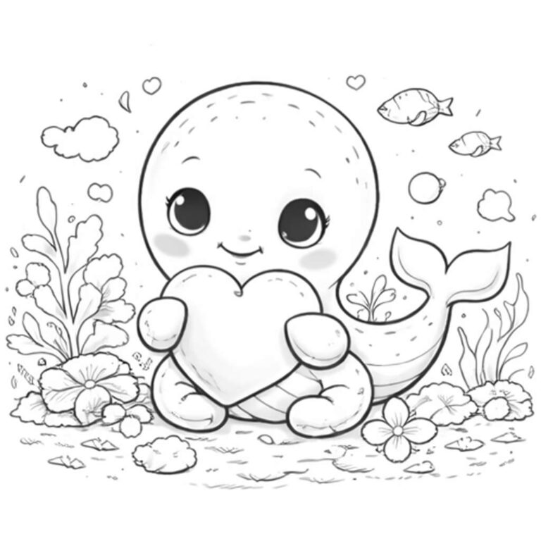 Ballenas para colorear