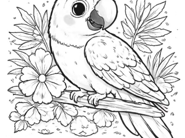 Guacamaya Para Colorear