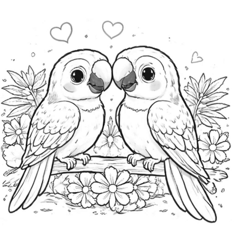 Guacamaya Para Colorear