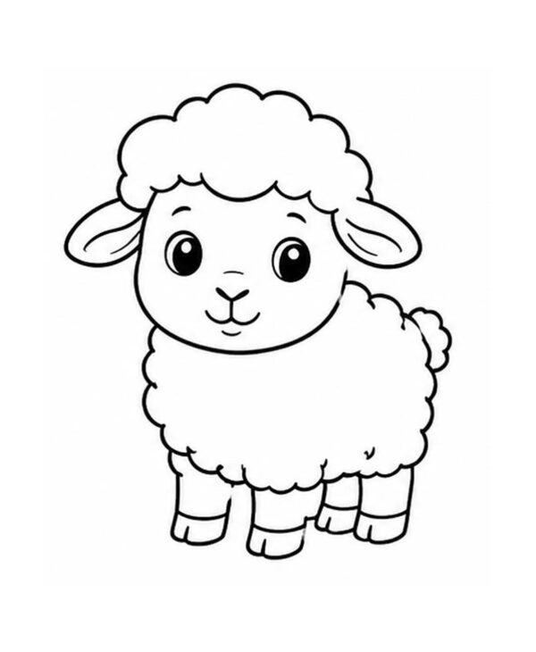 Oveja para colorear