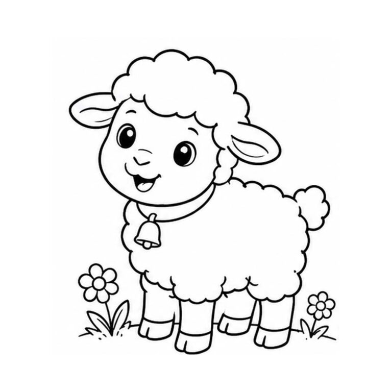 Oveja para colorear
