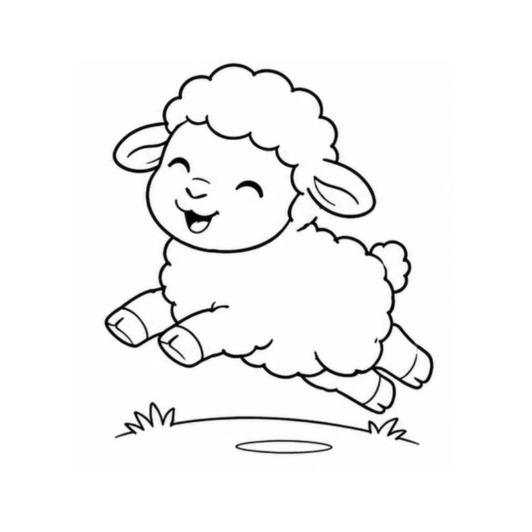 Oveja para colorear