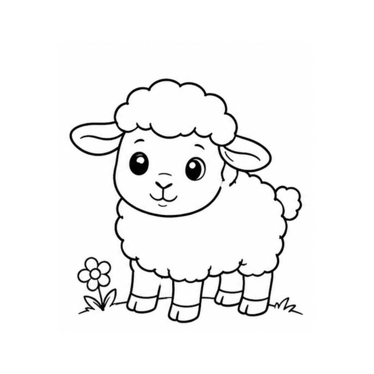 Oveja para colorear