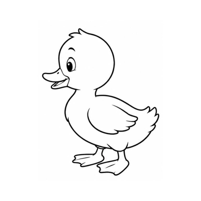Pato para colorear