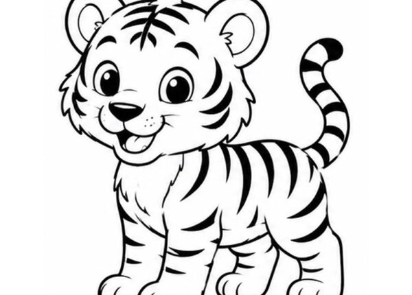 Tigre para colorear