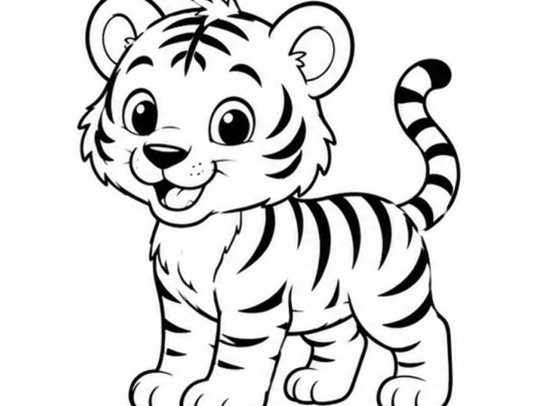 Tigre para colorear