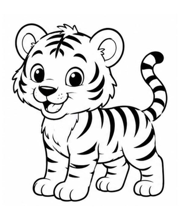 Tigre para colorear