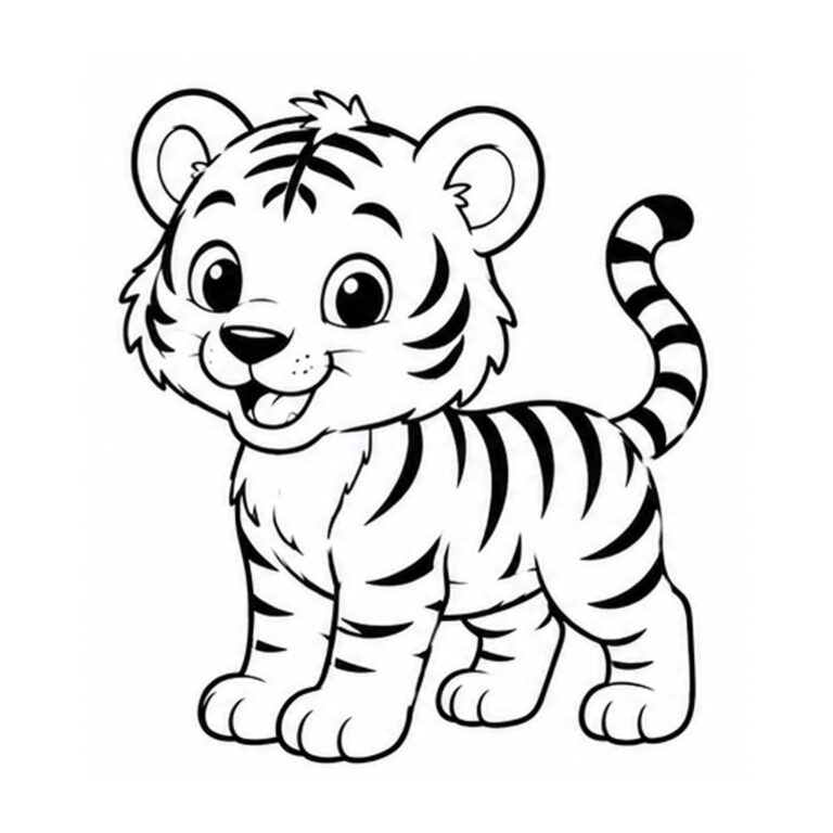 Tigre para colorear
