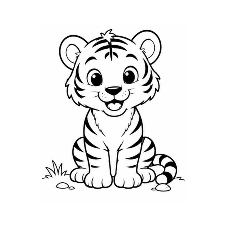 Tigre para colorear