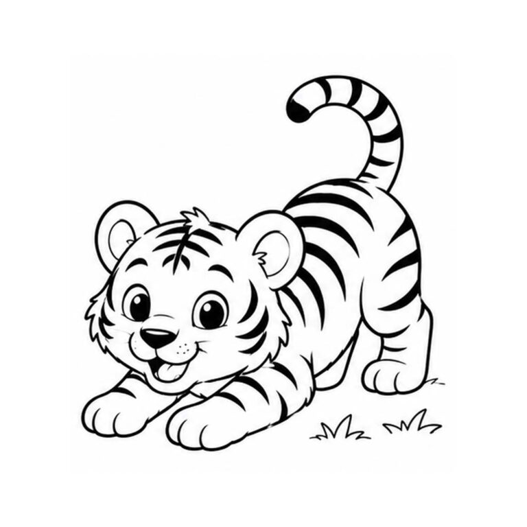 Tigre para colorear