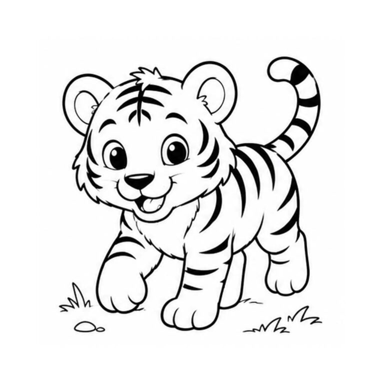 Tigre para colorear