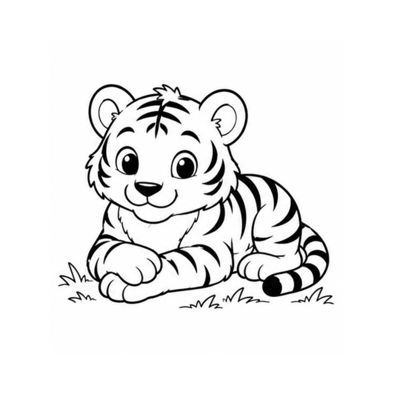 Tigre para colorear