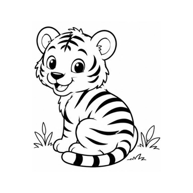 Tigre para colorear