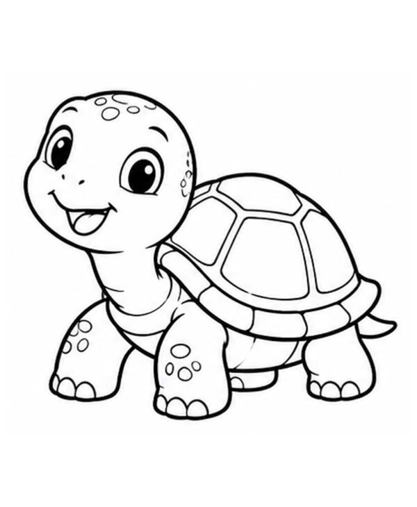 Tortuga para colorear